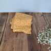 accessoire fait main tissu fleuri jaune