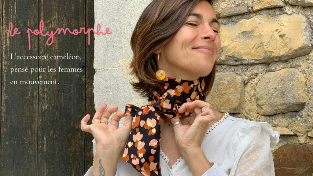 Foulard porté autour du cou