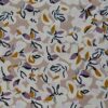 tissu fleuri violet