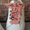 lacets fantaisie rose fleurs
