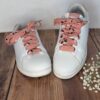 lacets fantaisie rose fleurs