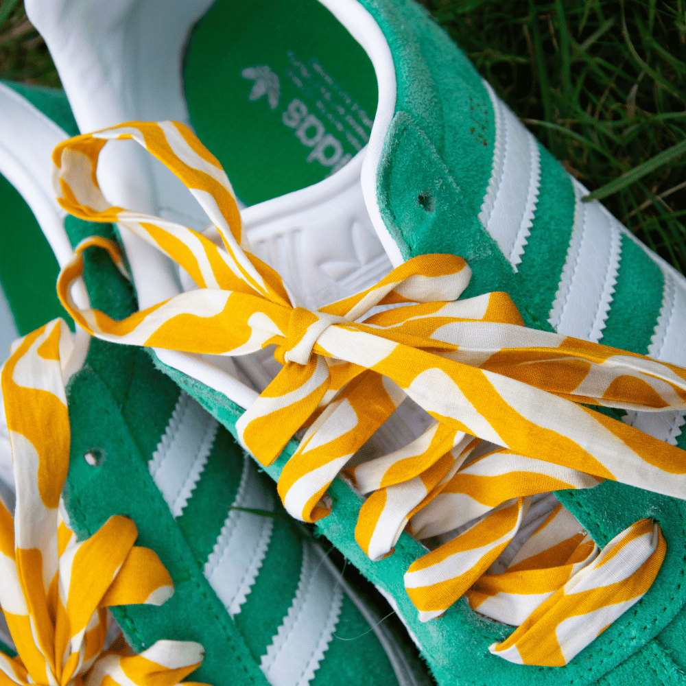 lacets fantaisie pour adidas gazelle lacets jaune blanc adidas originaux